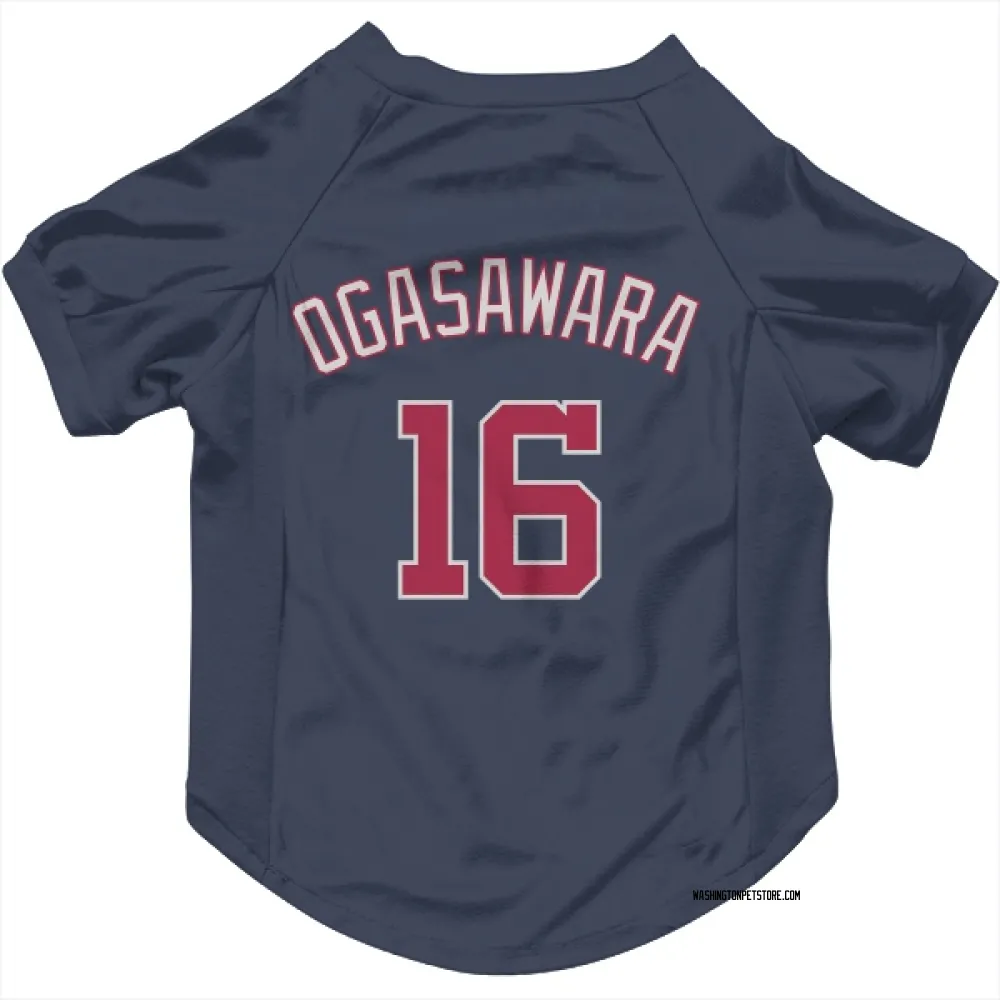 Washington Nationals Shinnosuke Ogasawara Navy Pet Jersey for Dog & Cat
