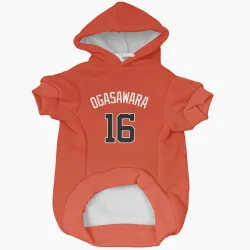 Washington Nationals Shinnosuke Ogasawara Orange Pet Hoodie for Dog & Cat