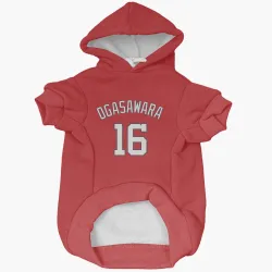 Washington Nationals Shinnosuke Ogasawara Red Pet Hoodie for Dog & Cat