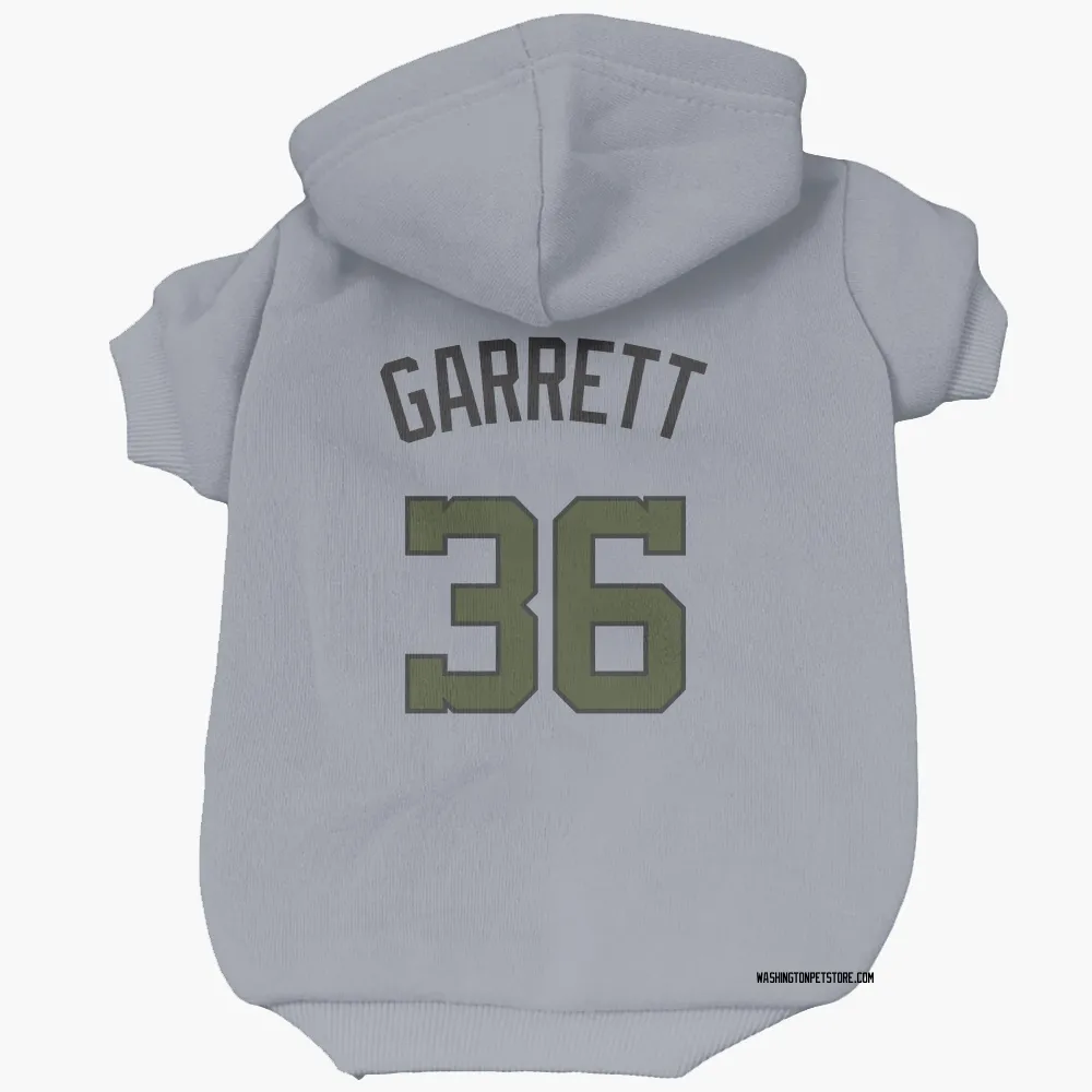 Washington Nationals Stone Garrett Gray Pet Hoodie for Dog & Cat