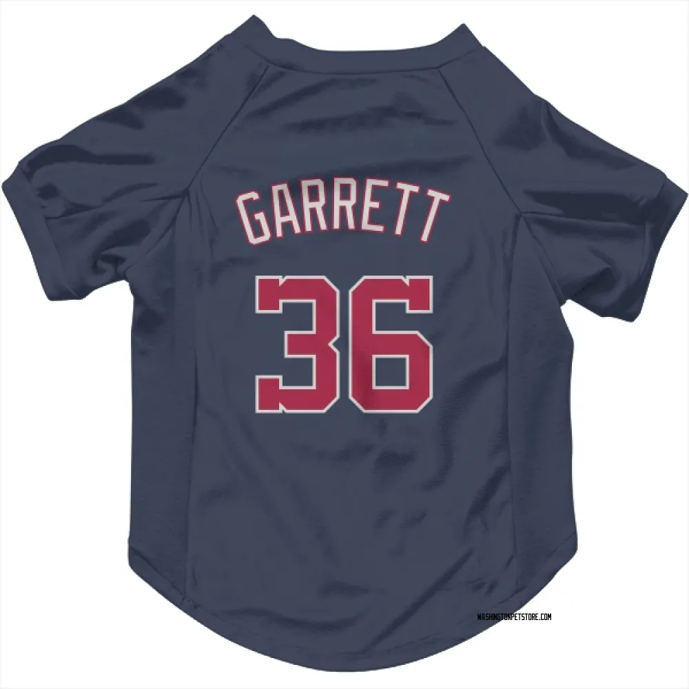 Washington Nationals Stone Garrett Navy Pet Jersey for Dog & Cat