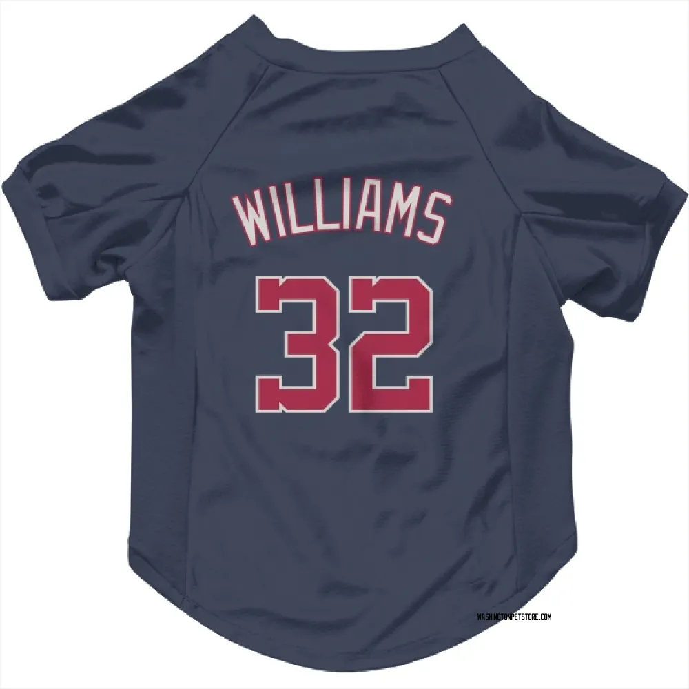 Washington Nationals Trevor Williams Navy Pet Jersey for Dog & Cat
