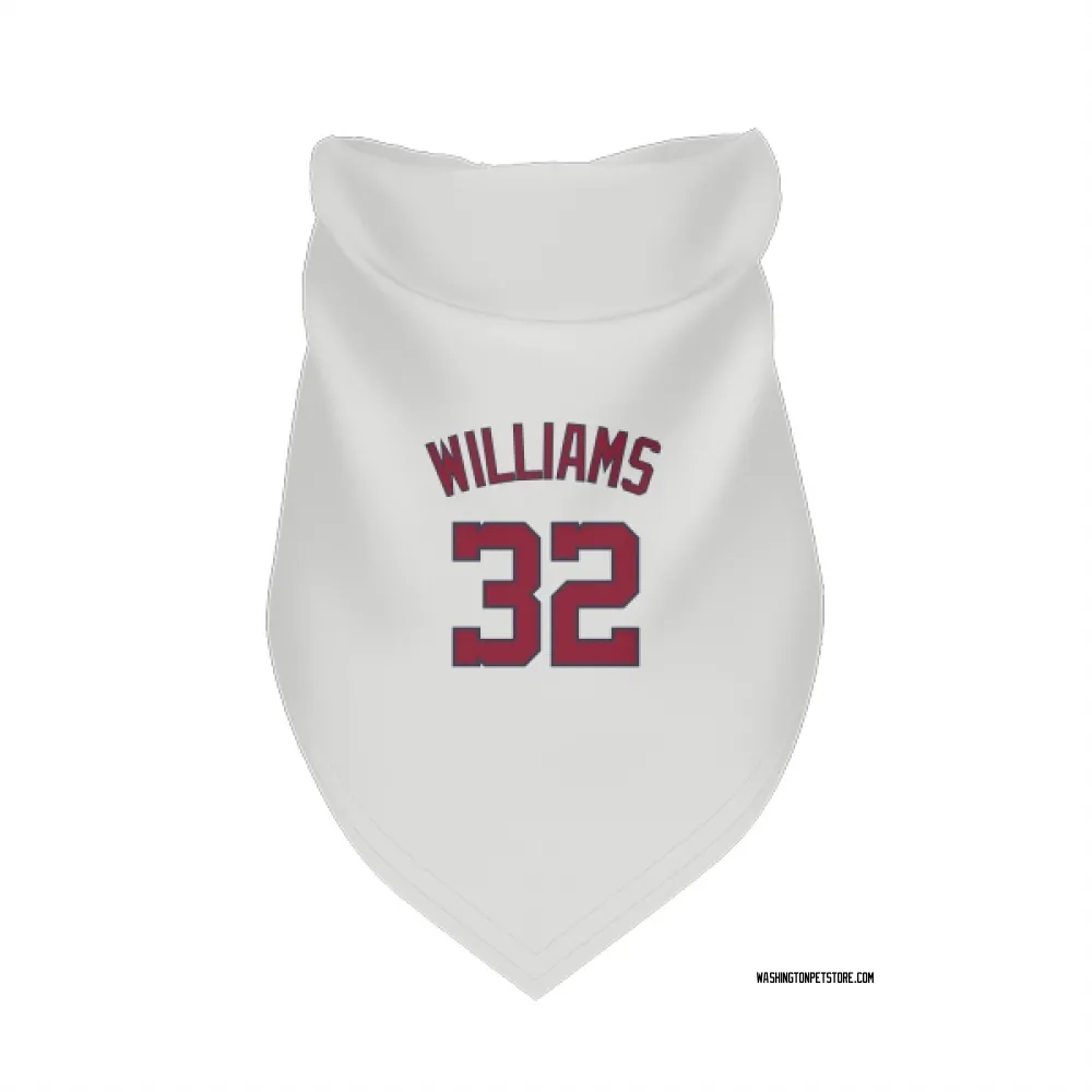 Washington Nationals Trevor Williams White Pet Bandana for Dog & Cat