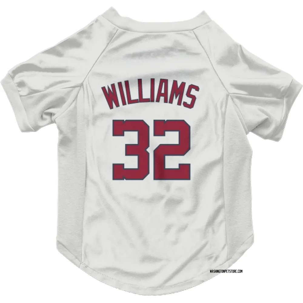 Washington Nationals Trevor Williams White Pet Jersey for Dog & Cat