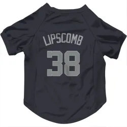 Washington Nationals Trey Lipscomb Navy Gray Pet Jersey for Dog & Cat
