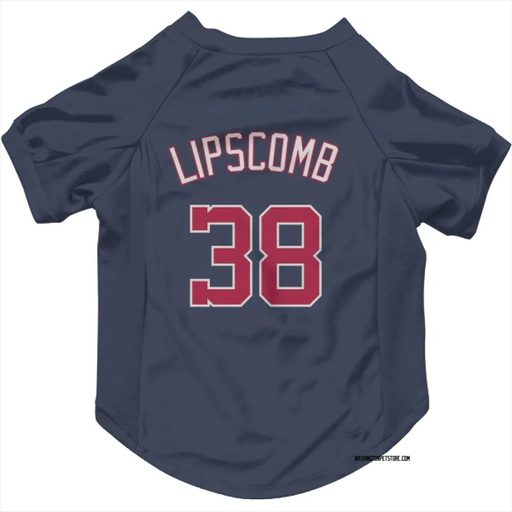Washington Nationals Trey Lipscomb Navy Pet Jersey for Dog & Cat