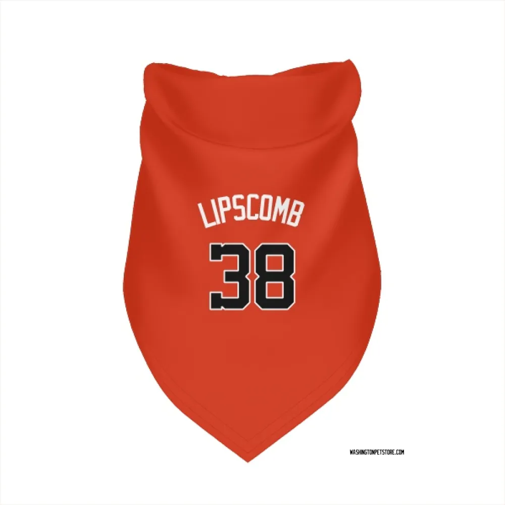 Washington Nationals Trey Lipscomb Orange Pet Bandana for Dog & Cat