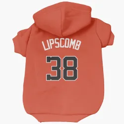 Washington Nationals Trey Lipscomb Orange Pet Hoodie for Dog & Cat