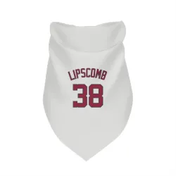 Washington Nationals Trey Lipscomb White Pet Bandana for Dog & Cat