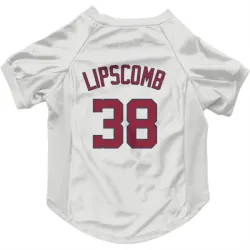 Washington Nationals Trey Lipscomb White Pet Jersey for Dog & Cat