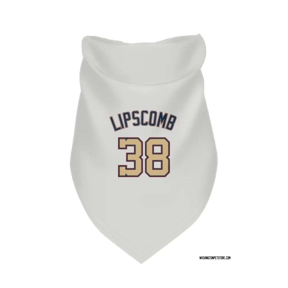 Washington Nationals Trey Lipscomb White/Gold Pet Bandana for Dog & Cat