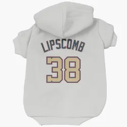 Washington Nationals Trey Lipscomb White/Gold Pet Hoodie for Dog & Cat